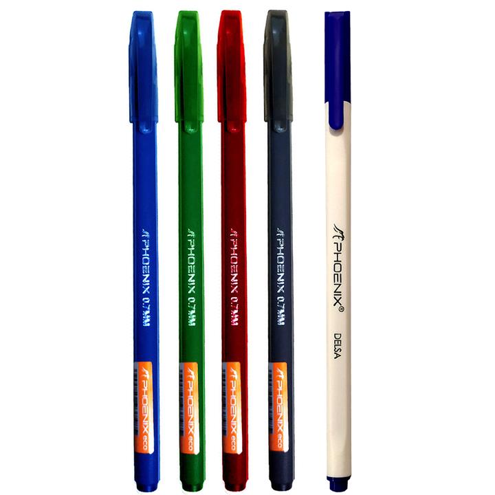 خودکار فونیکس مدل دلسا اکو کد 09 به همراه روان نویس مجموعه 5 عددی